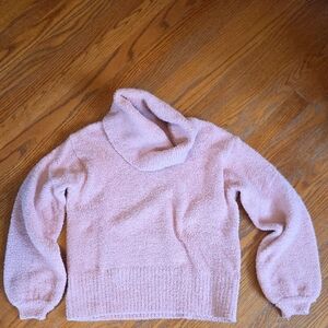 Jessica Simpson Soft Pink Cowl Neck Sweater